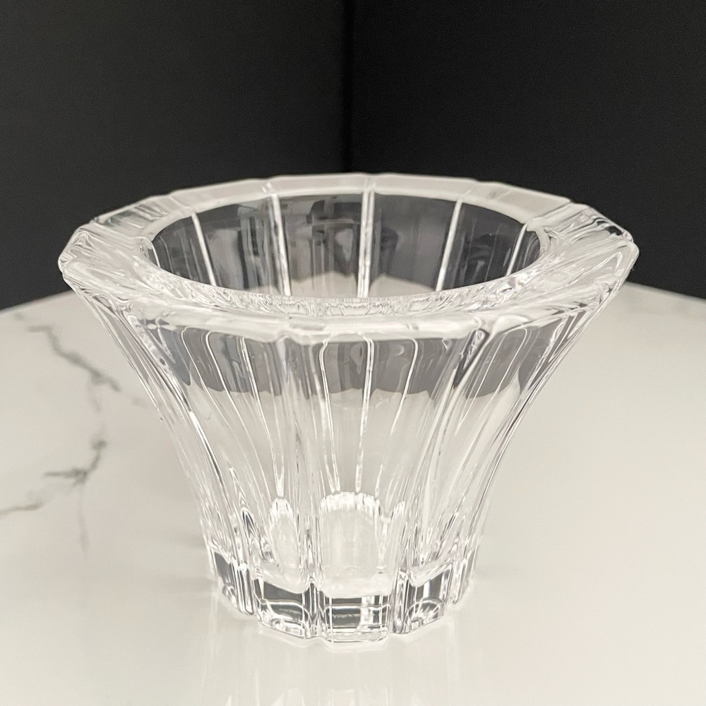 Crystal Vase or Candle Holder by Orrefors